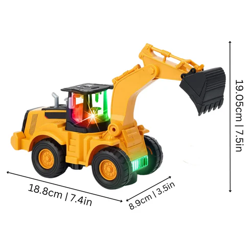 DiggyDazzle | Musical Excavator with Lights & Movement for Kids