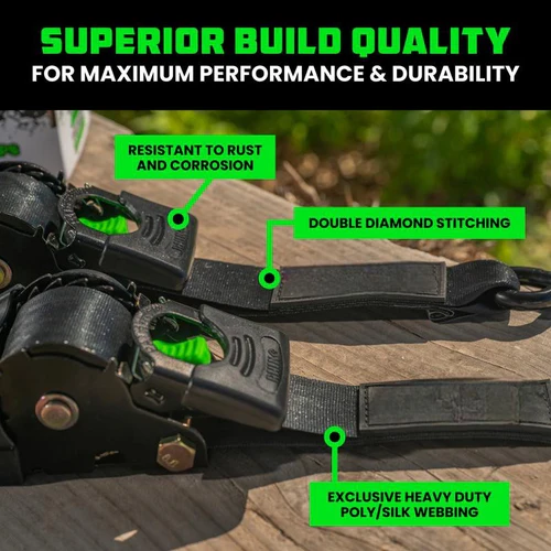 Heavy Duty Ratchet Tie Down Straps