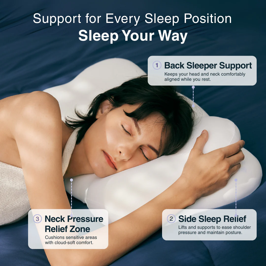 Supportive Ergonomic Sleep Pillow