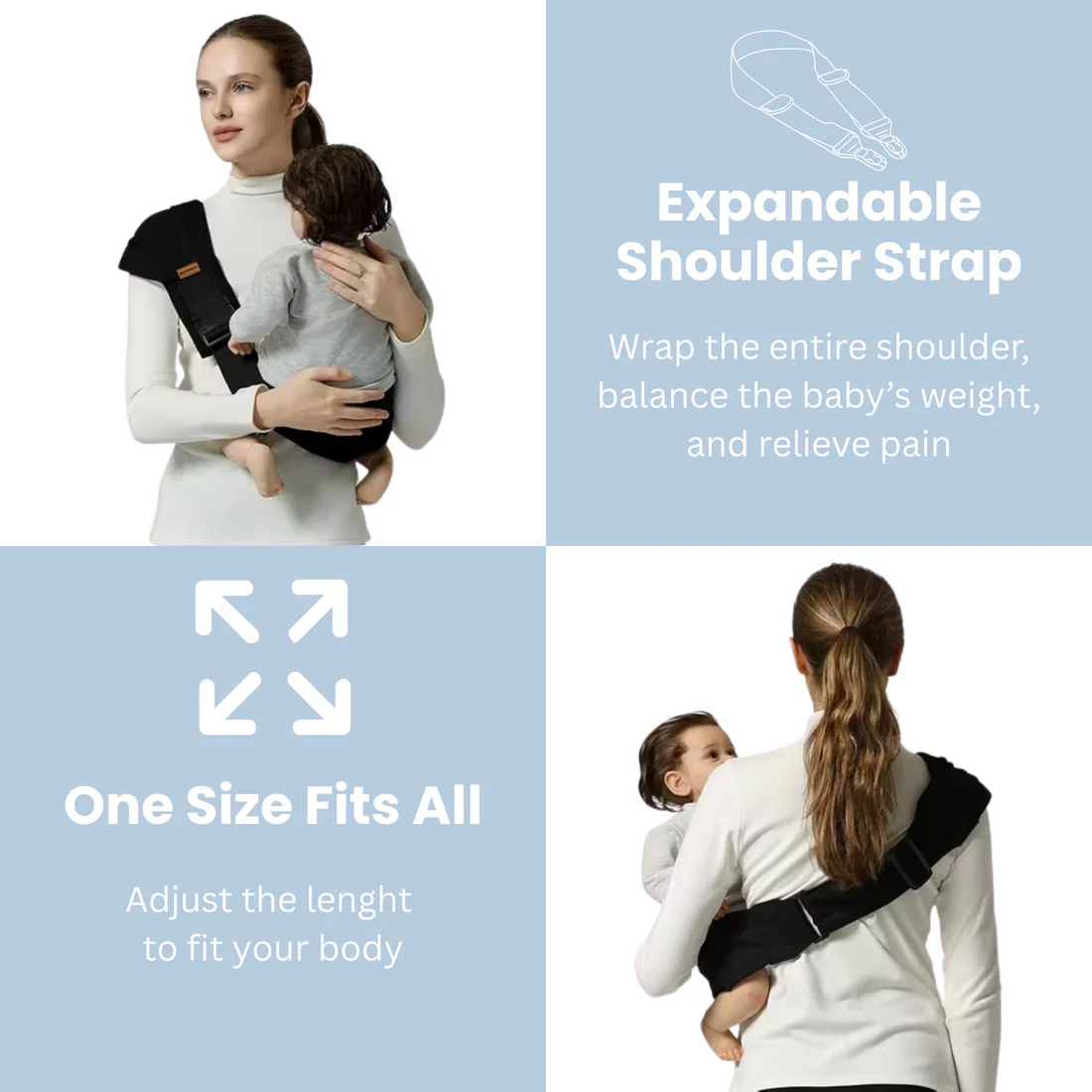 Comfortable Everyday Sling Carrier (Buy 1 Get 1 Free)