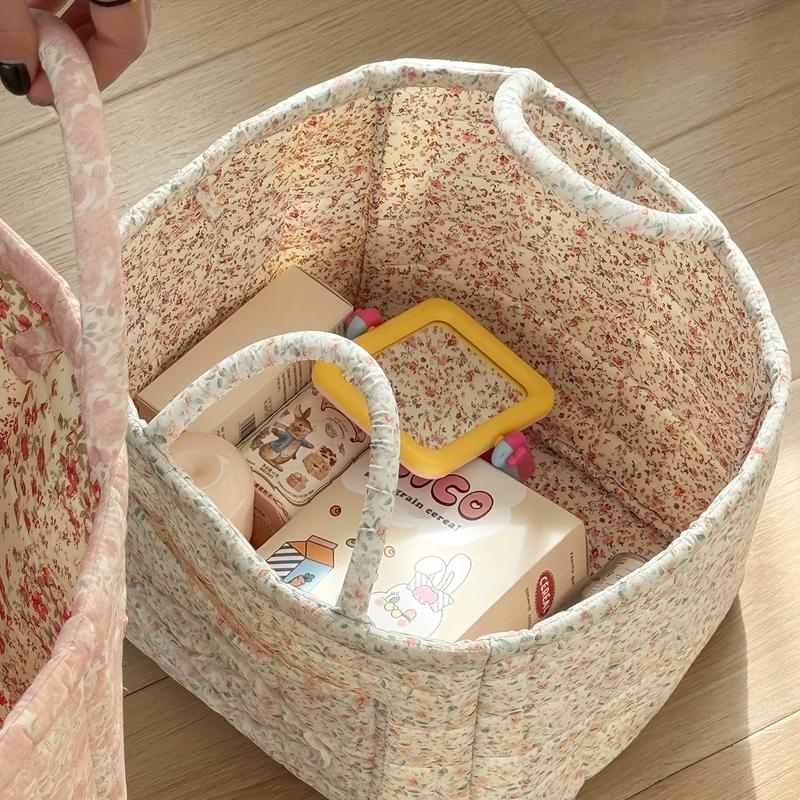 Charming Floral Foldable Storage Organiser