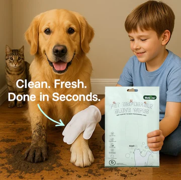 Gentle Deodorising Pet Wipes