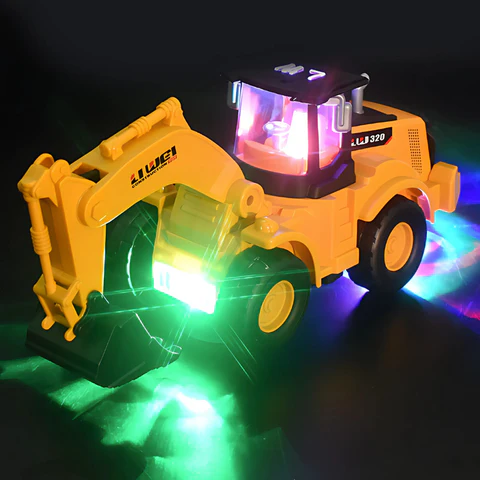 DiggyDazzle | Musical Excavator with Lights & Movement for Kids