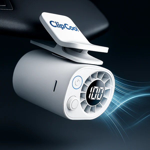 UltraCool Clip-On Car Fan | Portable Airflow Relief