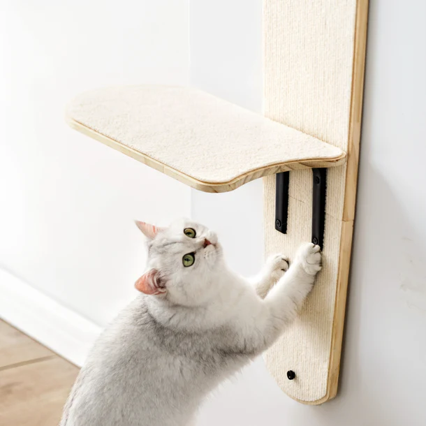 TallTrek Vertical Door-Mounted Cat Tree | Space-Saving Multi-Level Climber