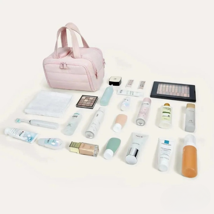 Elegant Puffy Toiletry Bag