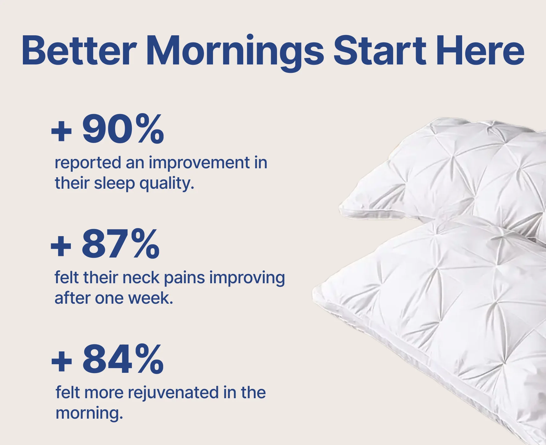 Ultra Soft Supportive Bao Pillow For Deep Restful Sleep