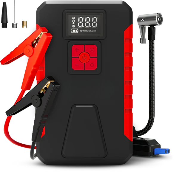 Powerful Portable Jump Starter And Air Pump