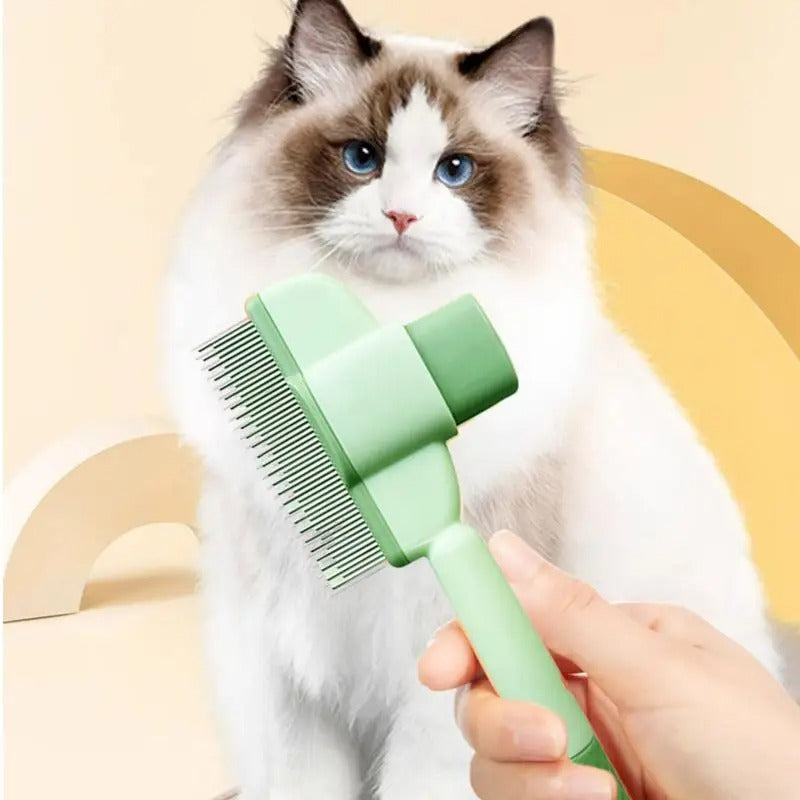 Gentle Anti-Shedding Cat Brush With Soothing Massage Effect