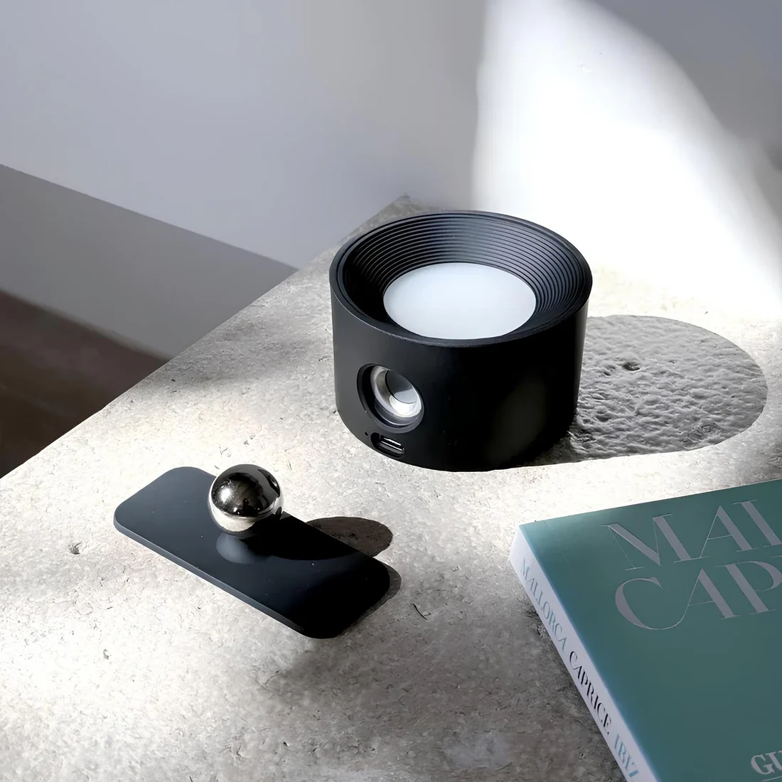 Sleek EasyStick Cordless Wall Lamp | 360° Rotating Rechargeable Wireless Lighting