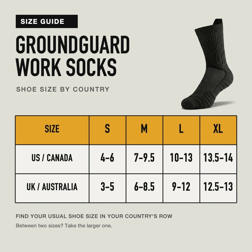 GroundGuard™ Work Socks