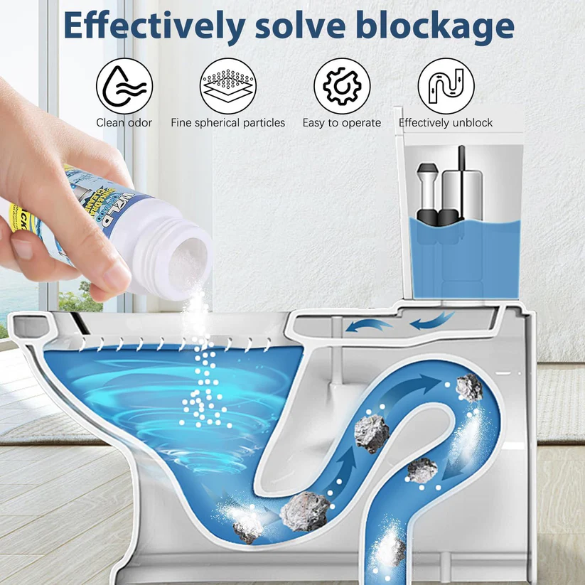 Powerful Drain Cleaning Powder