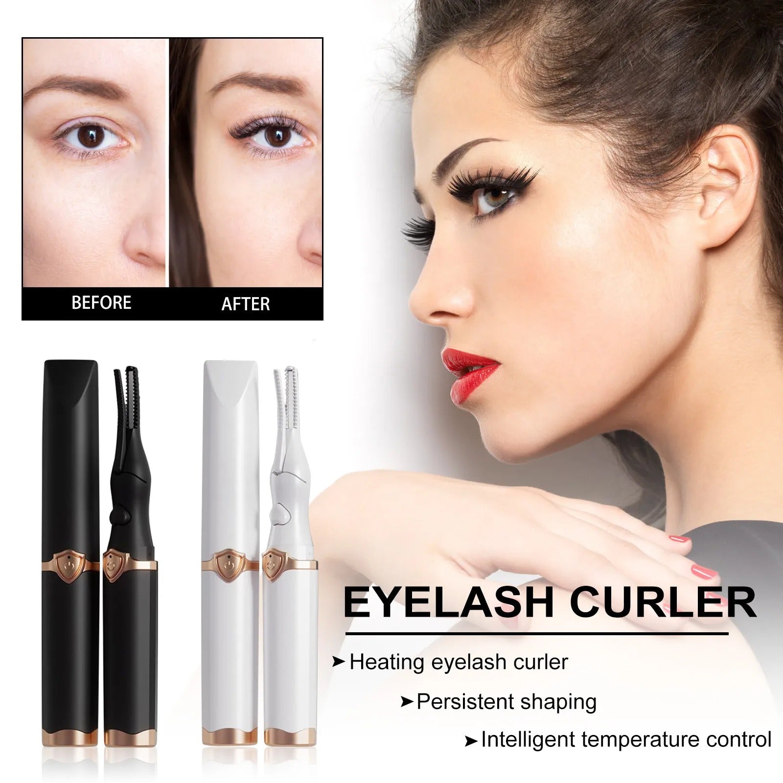 Effortless Heated Eyelash Curler | Perfect Curls in Seconds