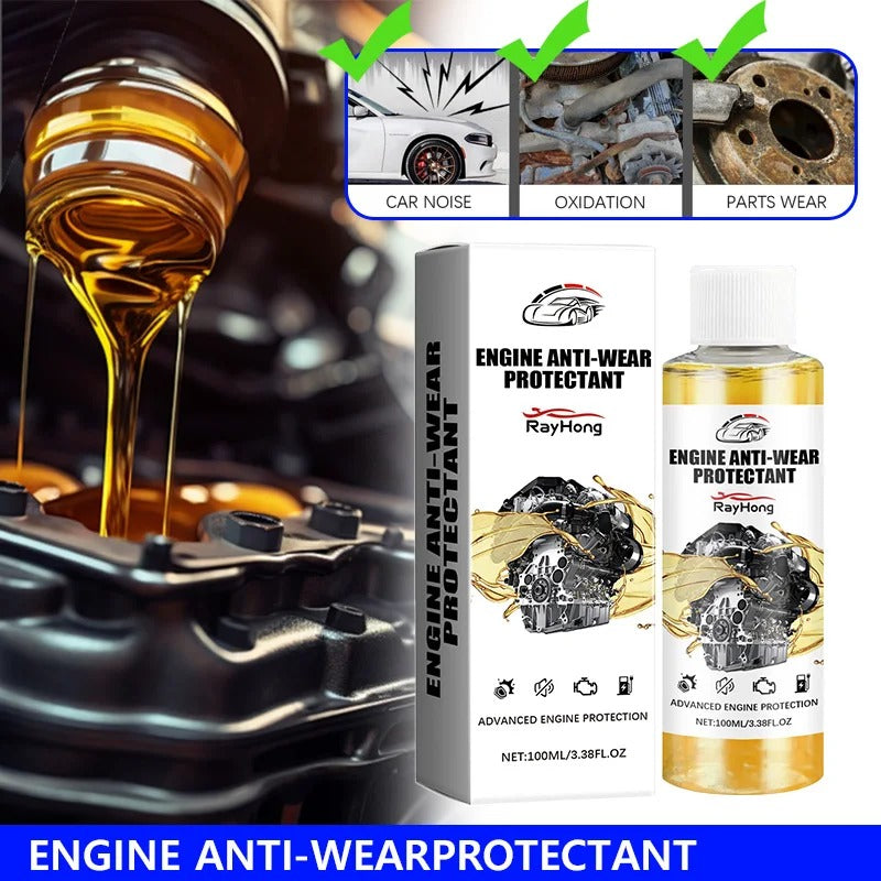 Powerful Engine Anti-Wear Protection Agent - Noise Reduction & Shock Absorption