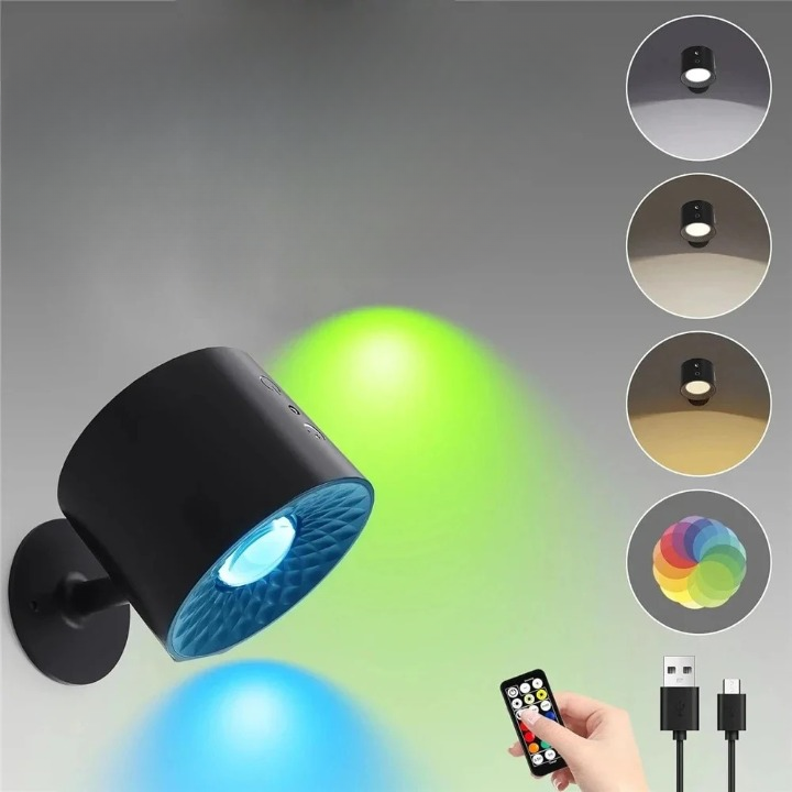 LED Wall Light Remote Sconces