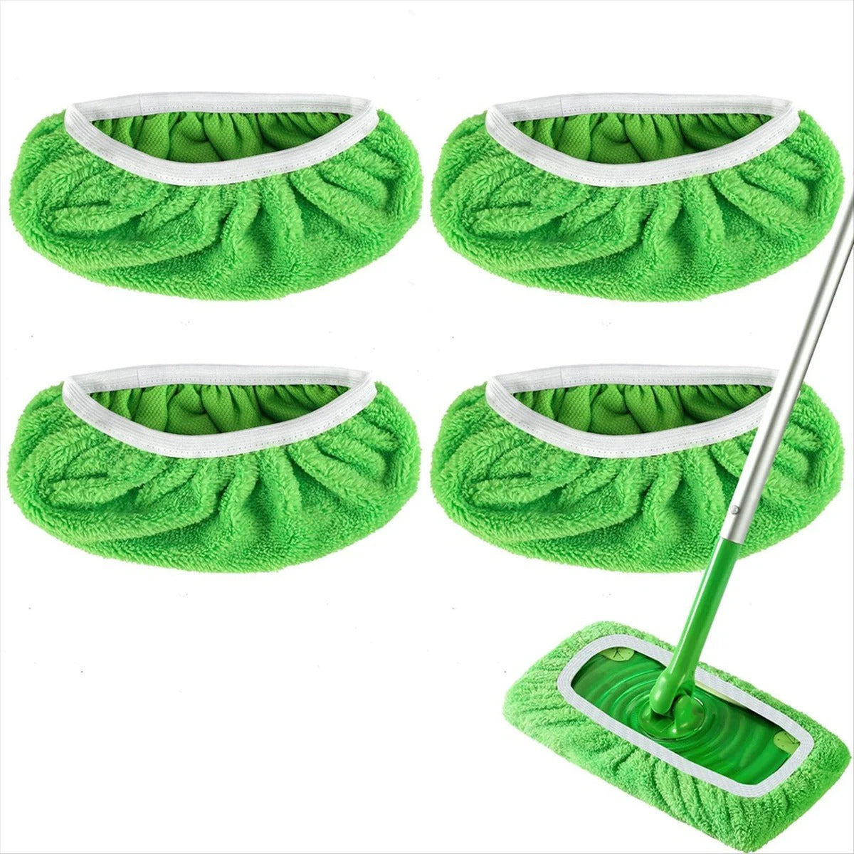 GreenSweep Reusable Mop Cloths | Eco-Friendly Cleaning for Swiffer Mops