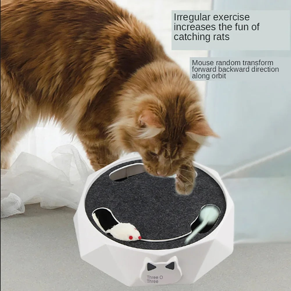 Hunting Fever | Interactive Mouse Toy for Cats with Scratching Surface & Relaxation Area