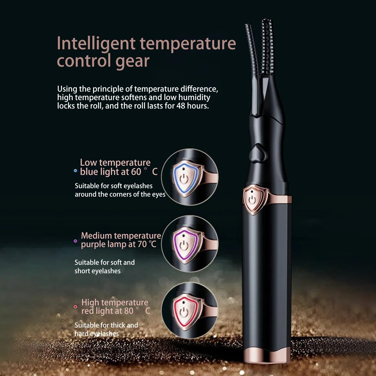 Effortless Heated Eyelash Curler | Perfect Curls in Seconds