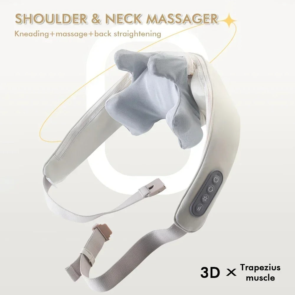 ZenSoothe | Therapeutic Neck & Shoulder Massager with Heat Therapy