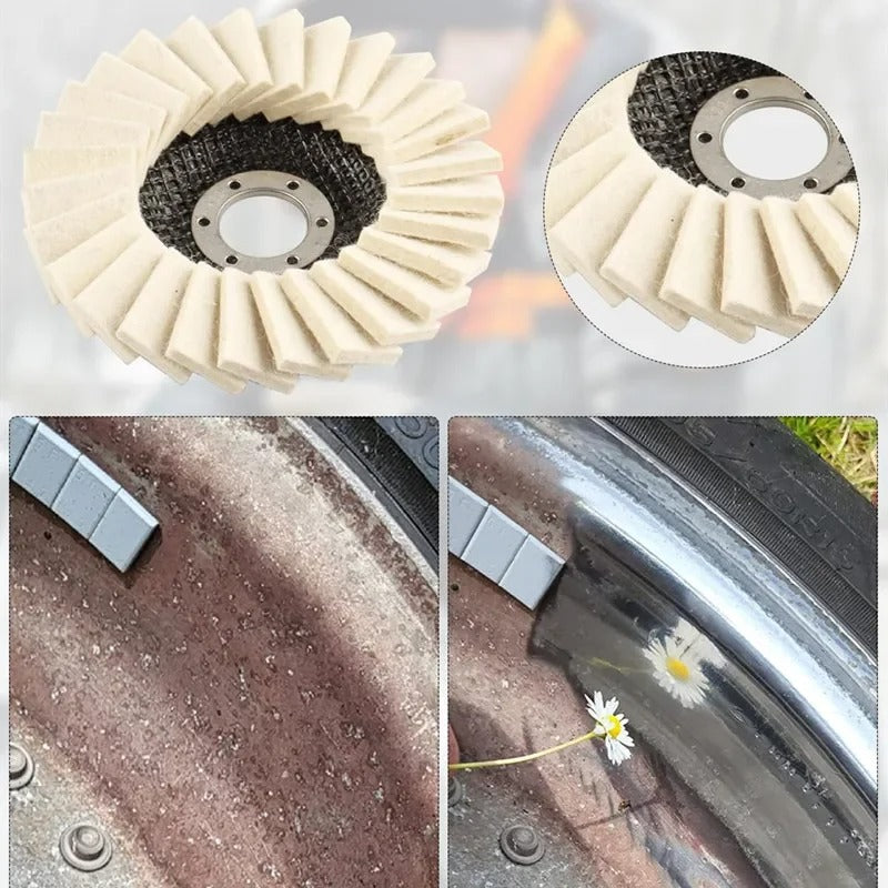 PROPOLISH | WOOL FELT POLISHING DISC WHEEL