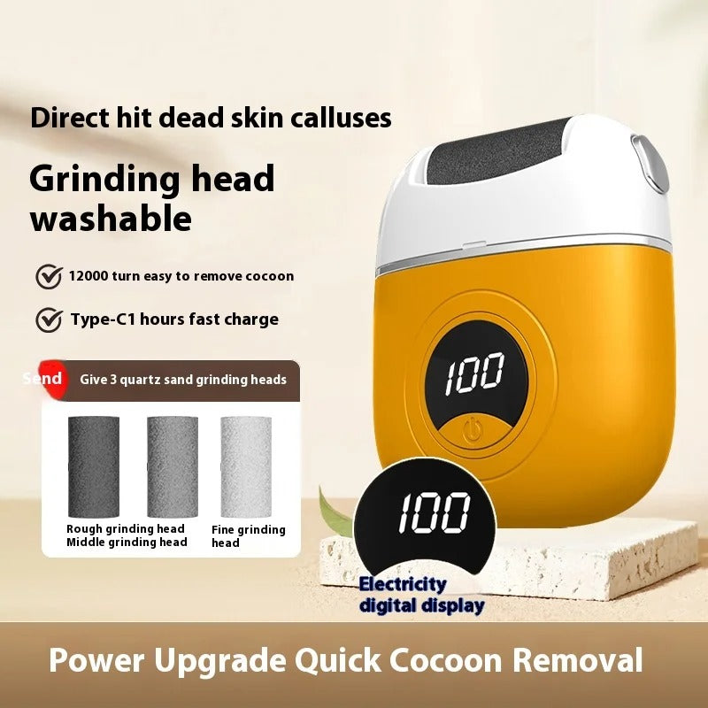 Efficient Electric Foot Grinder | Rechargeable Callus Remover & Dead Skin Trimmer