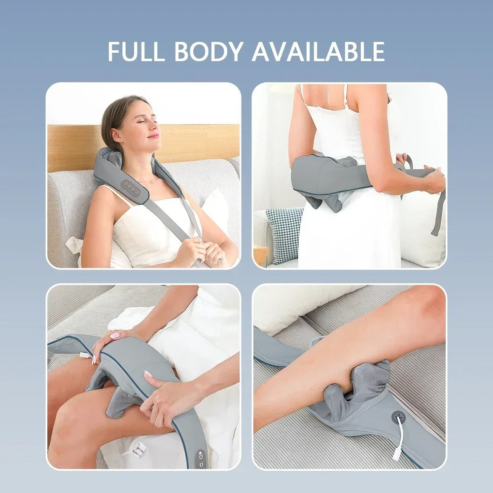 ZenSoothe | Therapeutic Neck & Shoulder Massager with Heat Therapy