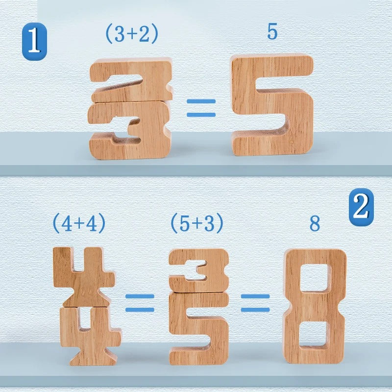Montessori Number Blocks - 62 Pcs | Unlock Your Child's Learning Potential