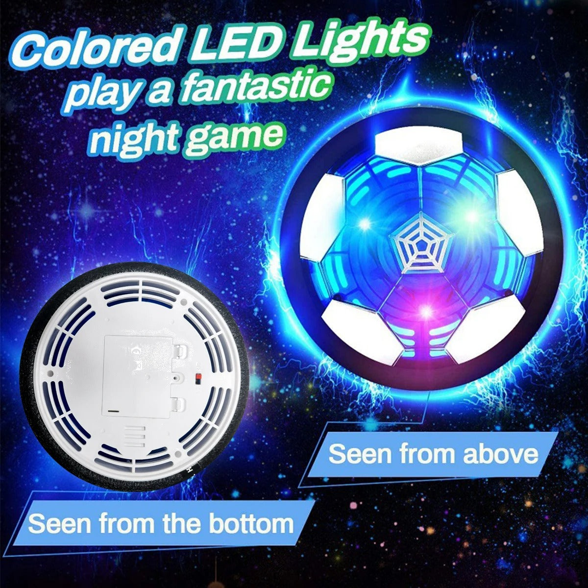 AirGlide LED Hover Soccer Ball | Indoor Fun for Kids