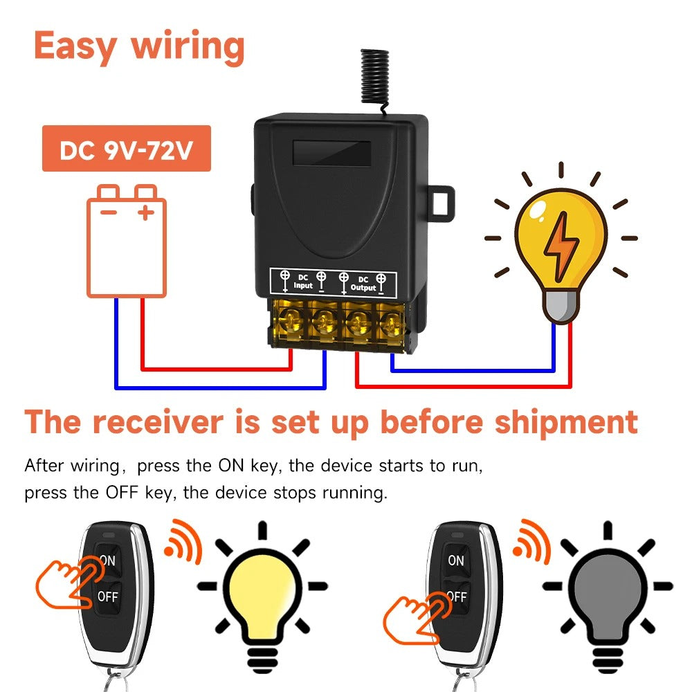 Powerful Wireless Remote Switch - Effortless Control for Electrical Devices