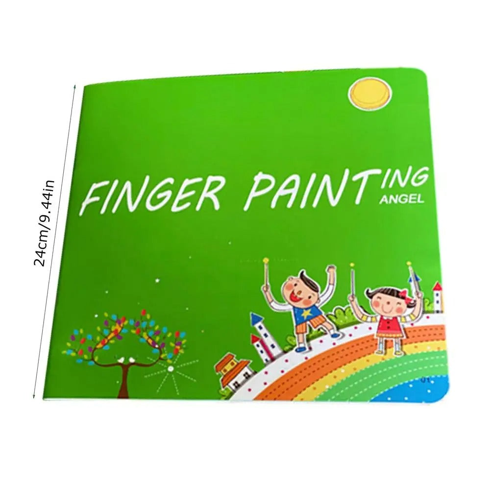 CreativeKids Mess-Free Finger Paint Set – Creative Fun for Kids
