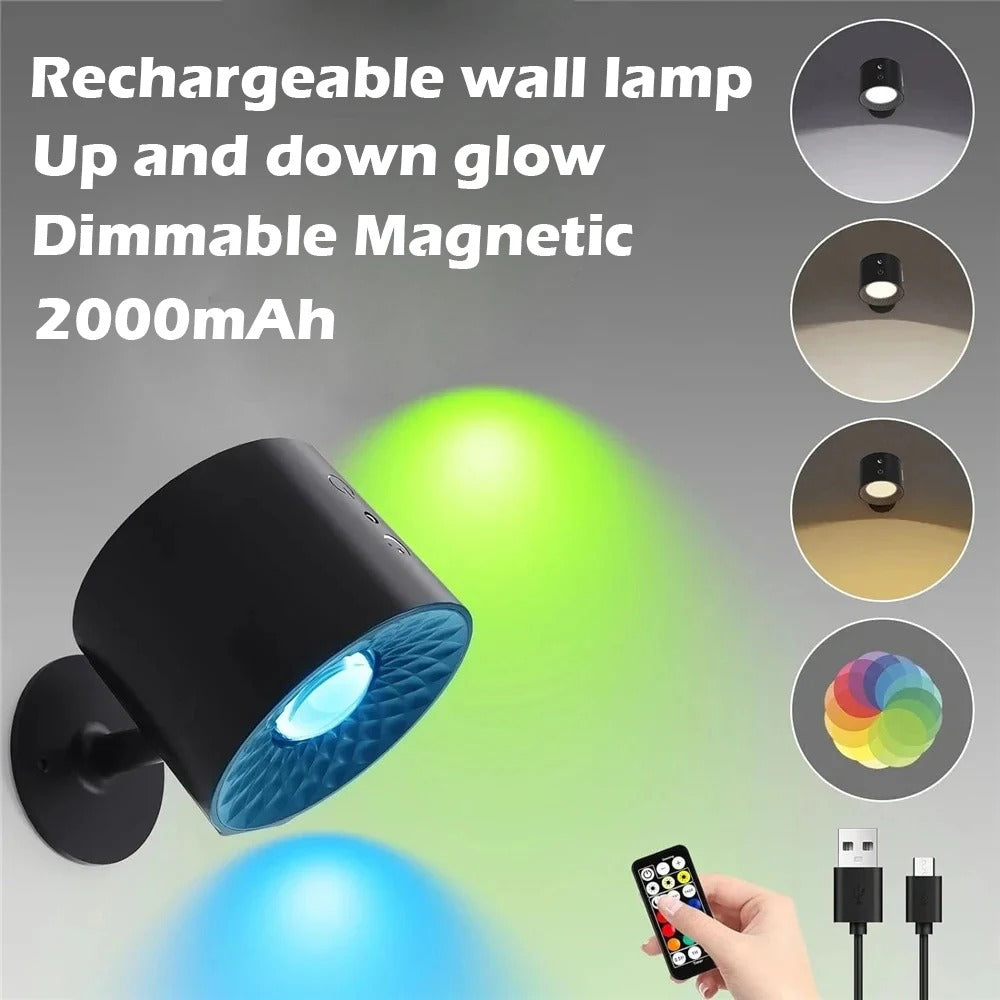 LED Wall Light Remote Sconces