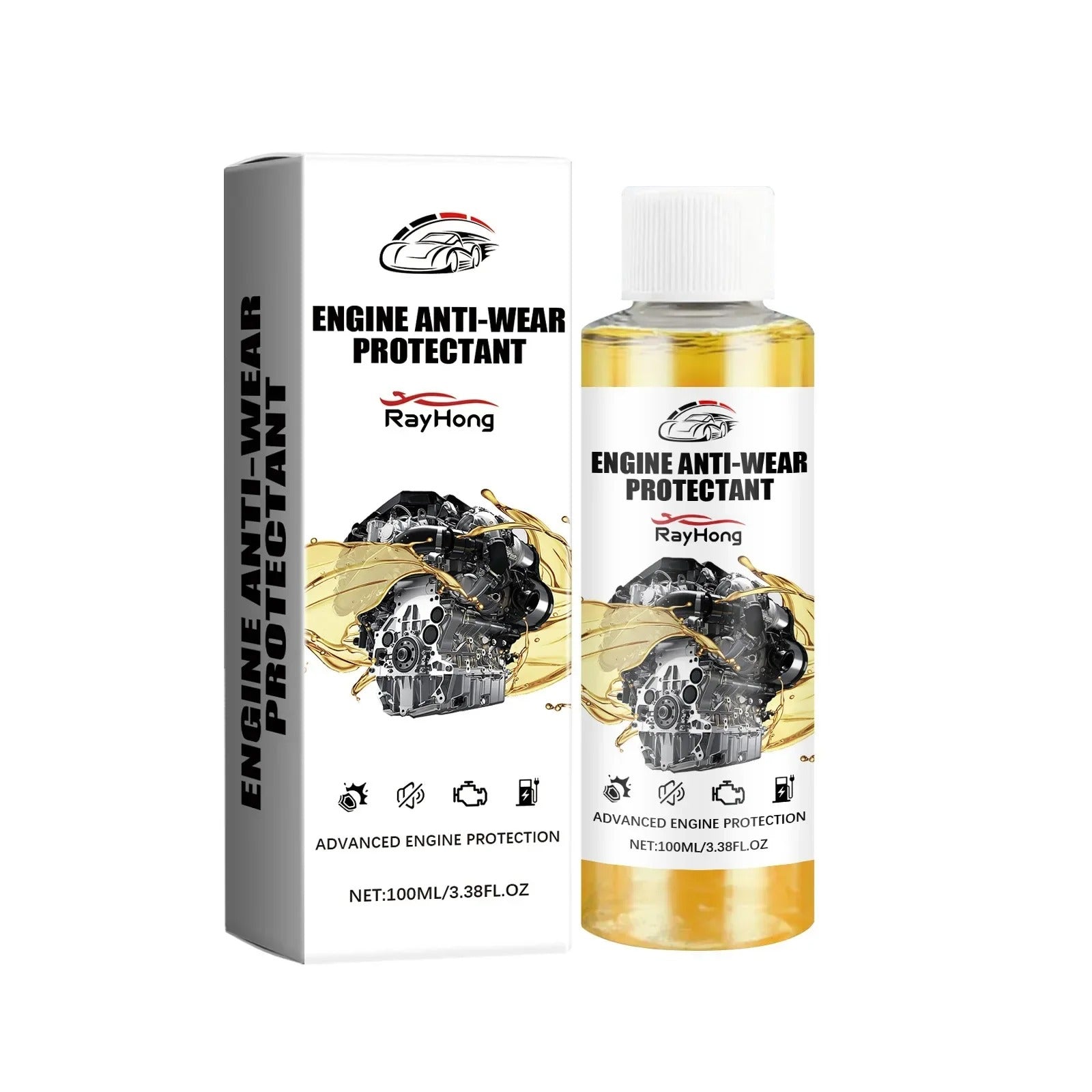 Powerful Engine Anti-Wear Protection Agent - Noise Reduction & Shock Absorption