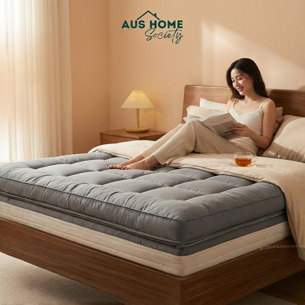 Cooling Bamboo Charcoal Mattress Topper – Clearance Offer