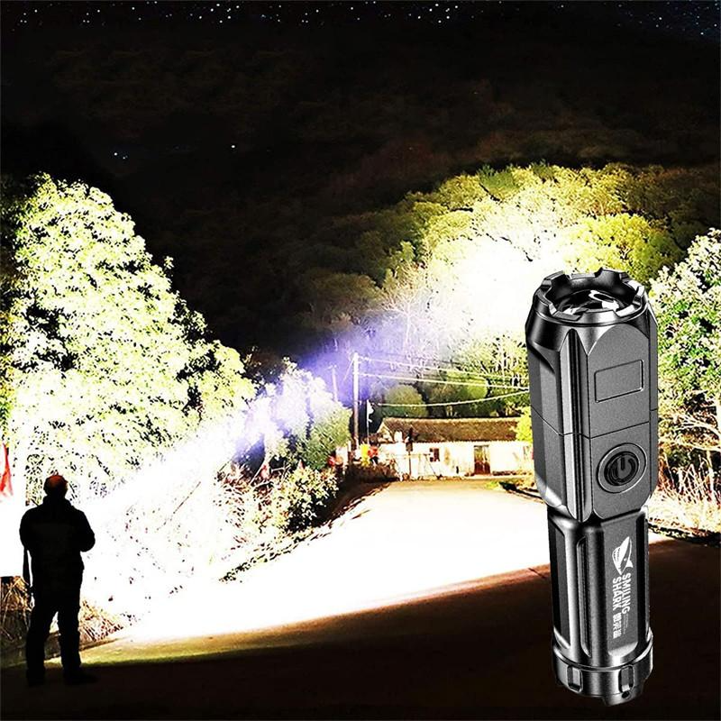 POWERFUL LASER FLASH | Super Bright Flashlight with 10,000 Lumens