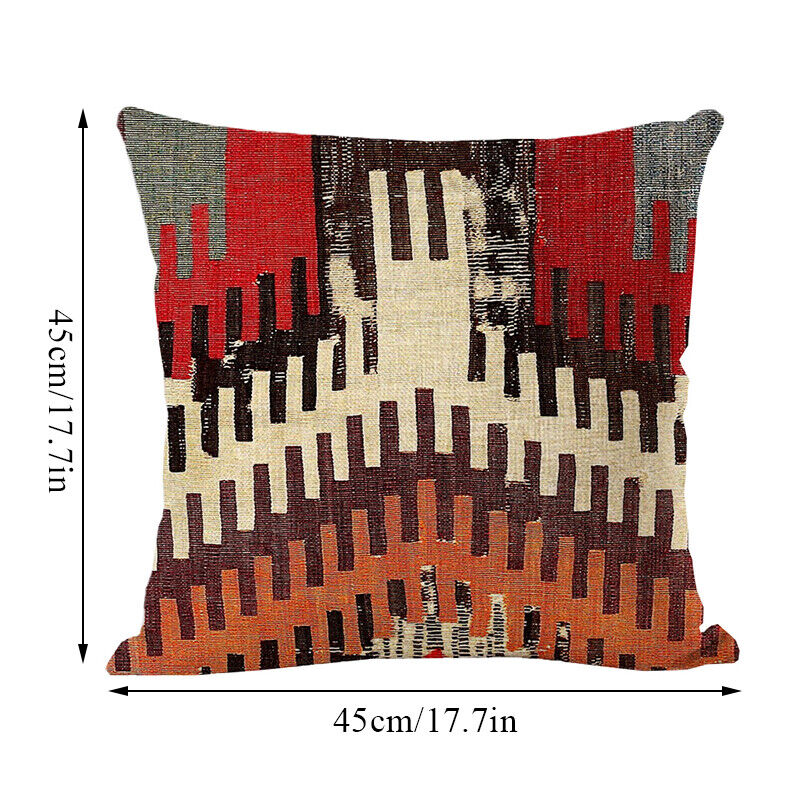 Ethnic Boho Mandala Print Linen Throw Pillow Case Sofa Cushion Cover Home Decor!