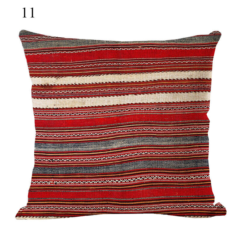Ethnic Boho Mandala Print Linen Throw Pillow Case Sofa Cushion Cover Home Decor!