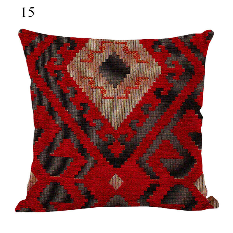 Ethnic Boho Mandala Print Linen Throw Pillow Case Sofa Cushion Cover Home Decor!