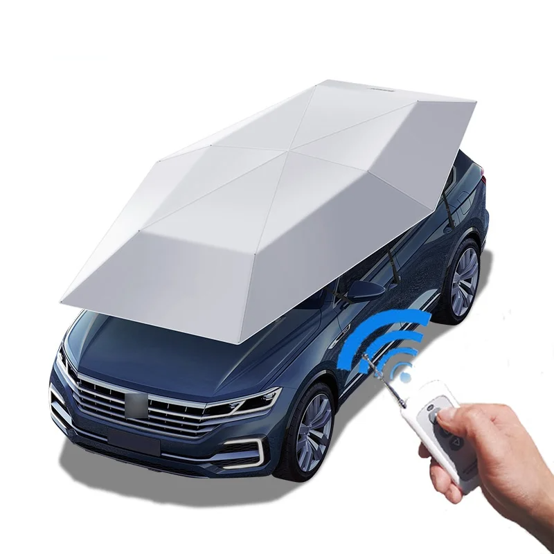 Semi-Automatic Portable Car Sunshade Tent