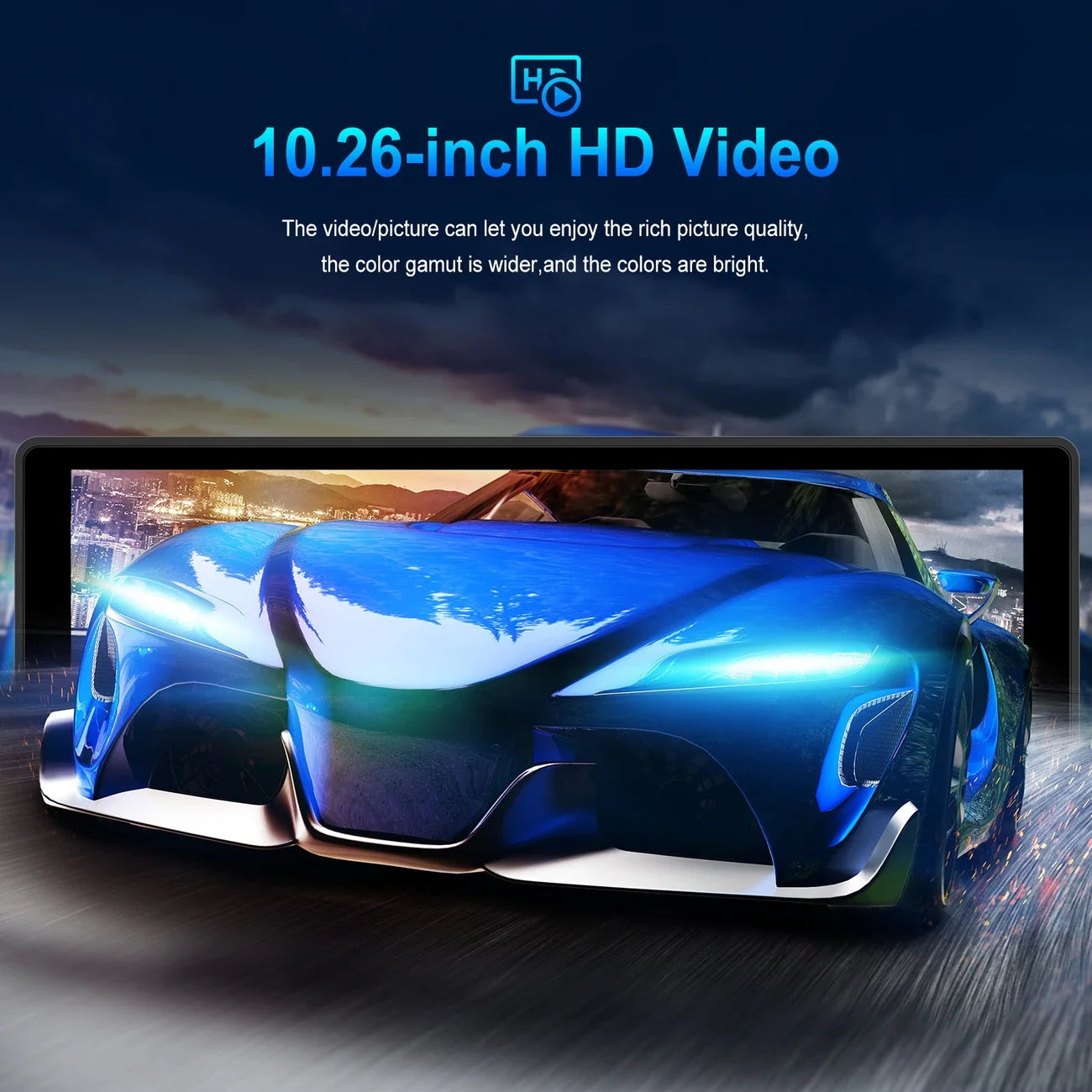10-Inch CarConnect Smart Display with Free Reverse Camera – 2025 Edition