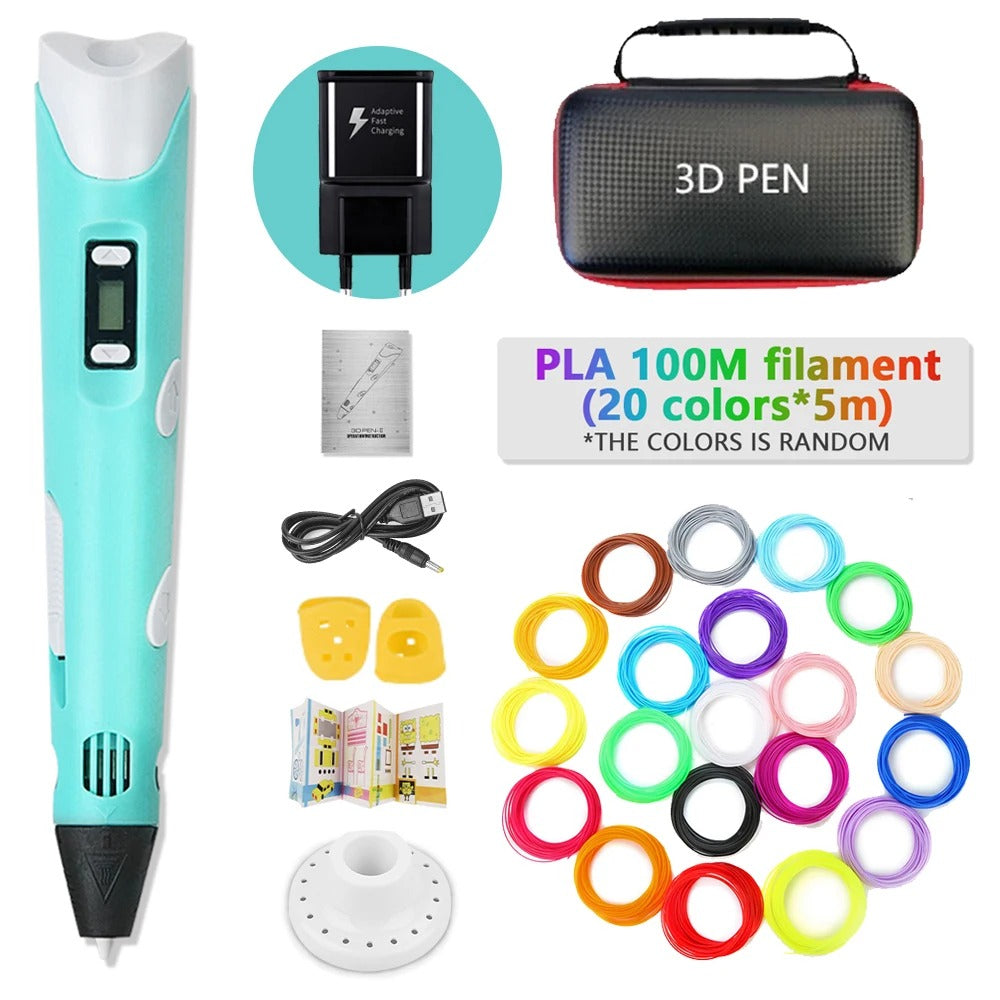 3D ART™ PEN + 13 REFILLS | CREATE, INSPIRE, AND BUILD