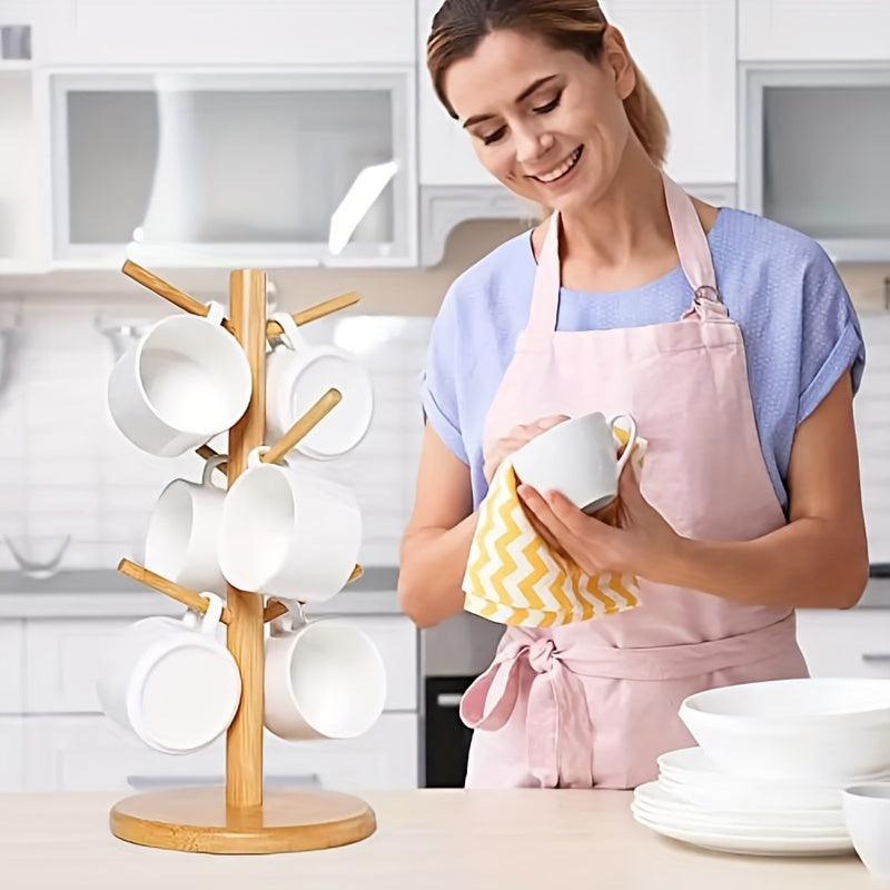 6-Hook Coffee Mug Holder Tree