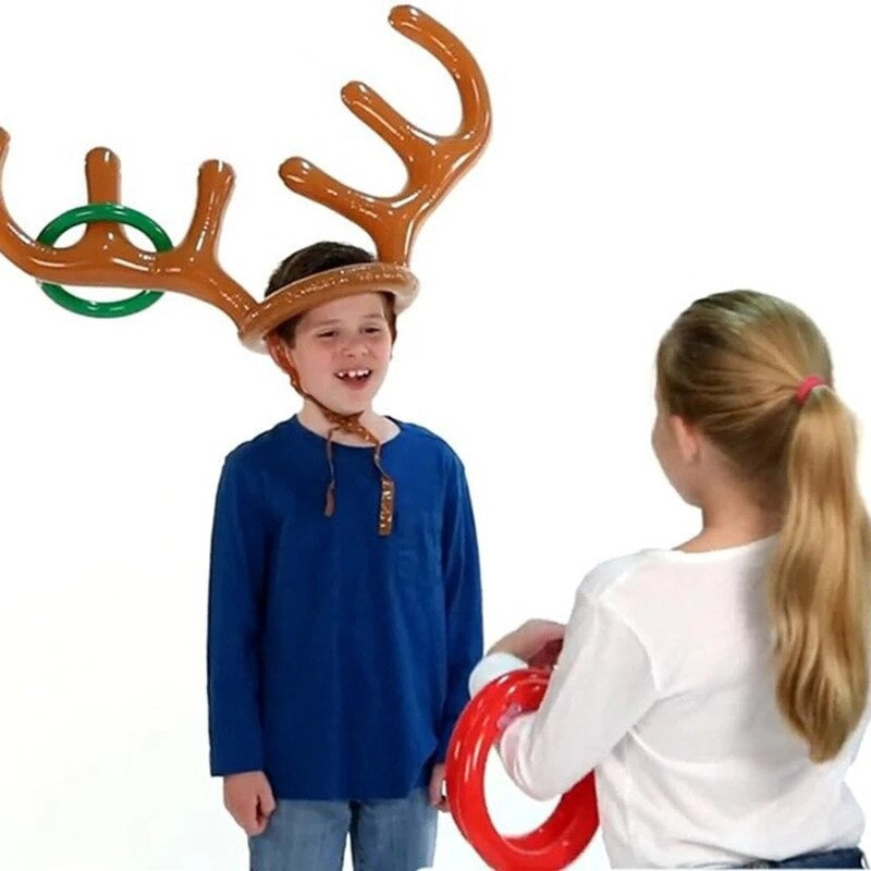 Christmas Reindeer Antler Ring Toss Game-Standard Set