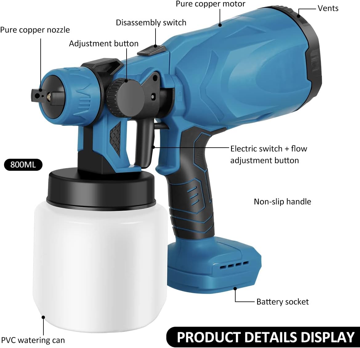 Cordless Paint Jet Pro Twin Battery