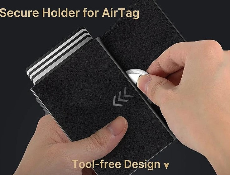 Genuine Leather RFID Blocking Wallet - Sleek and Modern Design with upto 10 cards capacity