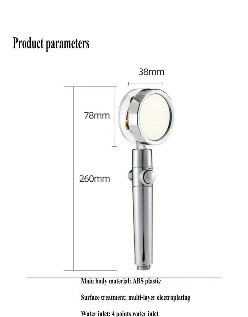 Multifunctional Massage Shower for Refreshing Smooth Skin - Easy Setup