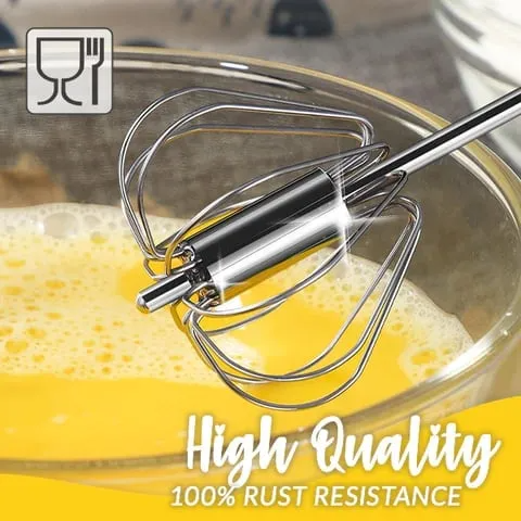 QuickWhisk Semi-Automatic Stainless Steel Whisk