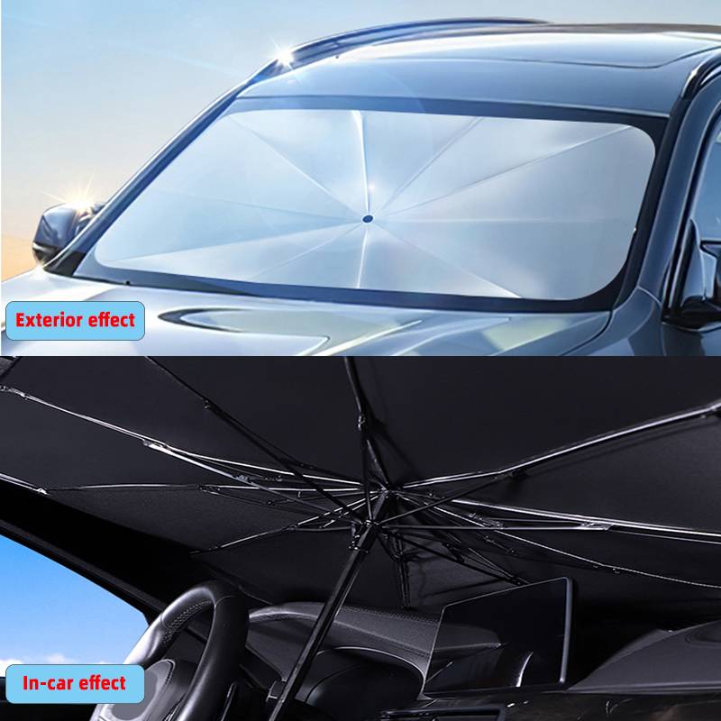 Car Windshield Sun Shade Umbrella - Universal Fit for All Cars