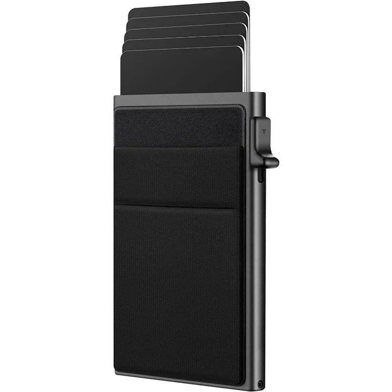 Genuine Leather RFID Blocking Wallet - Sleek and Modern Design with upto 10 cards capacity