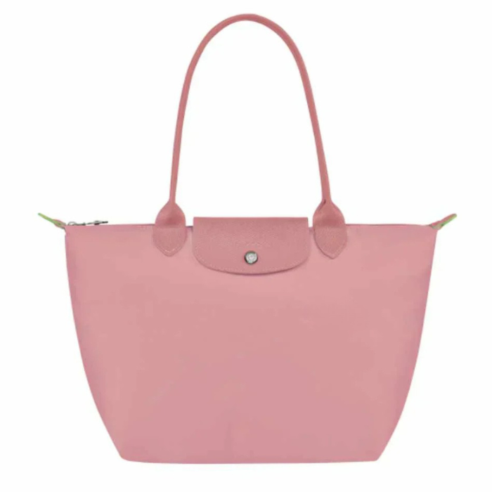 Large Foldable Nylon Bag, Petal Pink