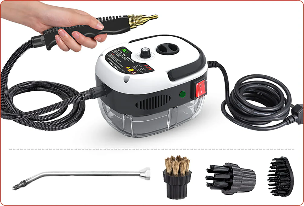 2500W Steam Cleaner | Powerful Stain Removal and Deep Cleaning